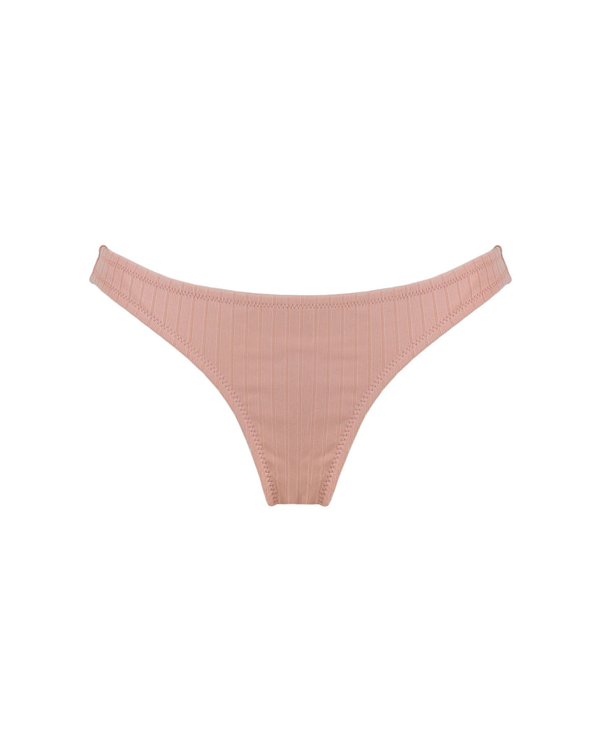 Effie Bottom - Nude Rib - Static Swimwear - Modern Minimalist Bikinis - Made in Los Angeles